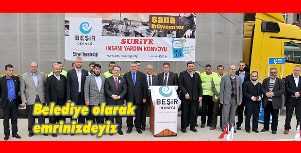 Işıklar; "Belediye olarak emrinizdeyiz"
