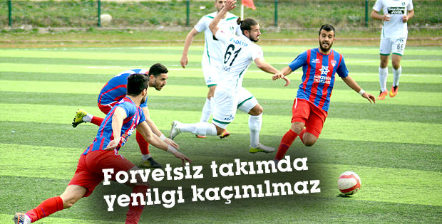 Forvetsiz takımda yenilgi kaçınılmaz