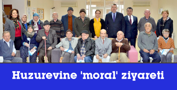 Huzurevine 'moral' ziyareti