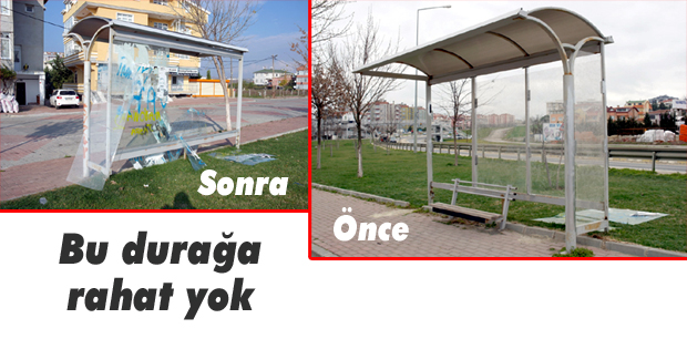 Bu durağa rahat yok