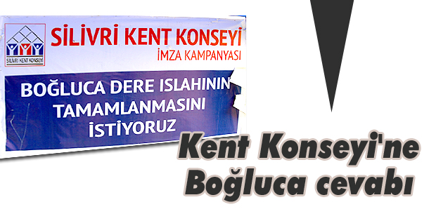 Kent Konseyi'ne Boğluca cevabı