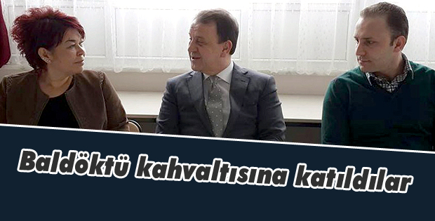 Baldöktü kahvaltısına katıldılar