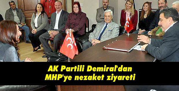 AK Partili Demiral'dan MHP'ye nezaket ziyareti