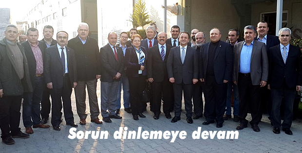 Sorun dinlemeye devam