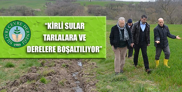 Kirli sular tarlalara ve derelere boşaltılıyor
