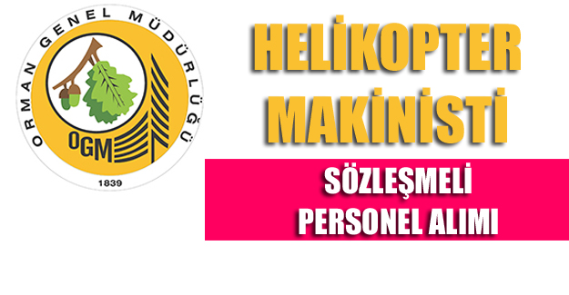 Orman Genel Müdürlüğü Sözleşmeli Personel Alımı 2015