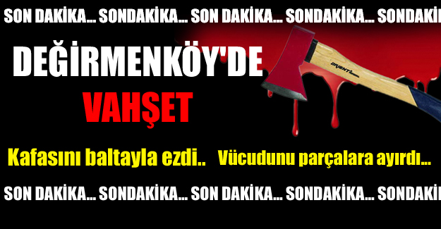 Değirmenköy'de vahşet!