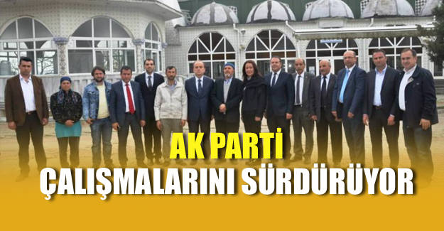 AK Parti çalışmalarını sürdürüyor