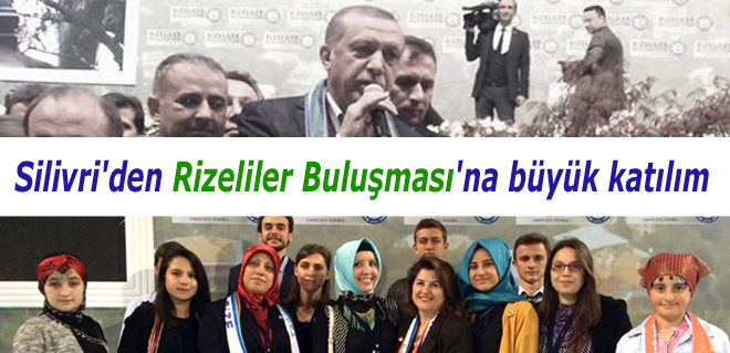 Silivrili Rizeliler Sinan Erdem'e akın etti