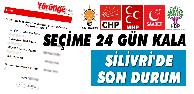 Seçime 24 gün kala Silivri'de son durum