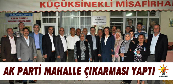 AK Parti Mahalle Mahalle Geziyor