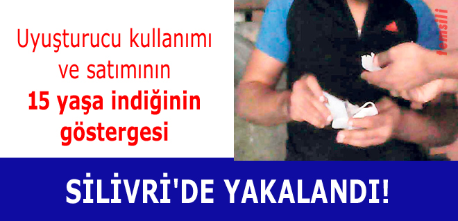 15 yaşındaki çocuk eroin satarken...