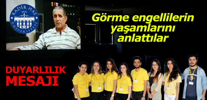 KAÜ öğrencilerinden duyarlılık mesajı