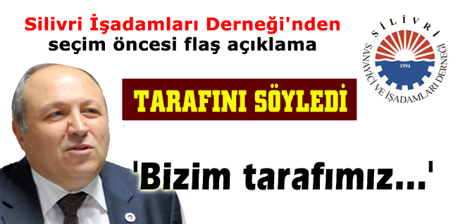 Seçimler öncesinde tarafını söyledi