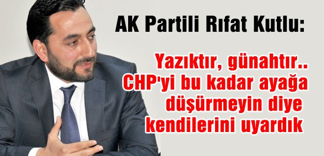 'CHP'yi çöpe yapıştırdılar' dedi