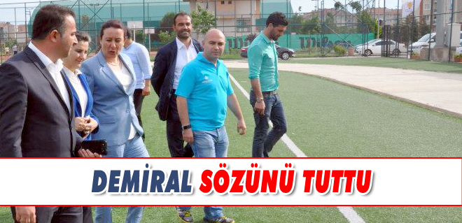 Demiral amatör sporculara sözünü tuttu