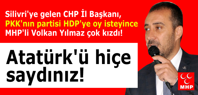 HDP'ye oy isteyen CHP İl Başkanı'na tepki!