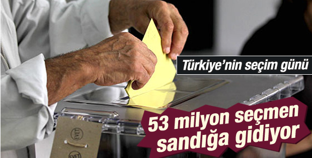 Türkiye sandık başına gidiyor