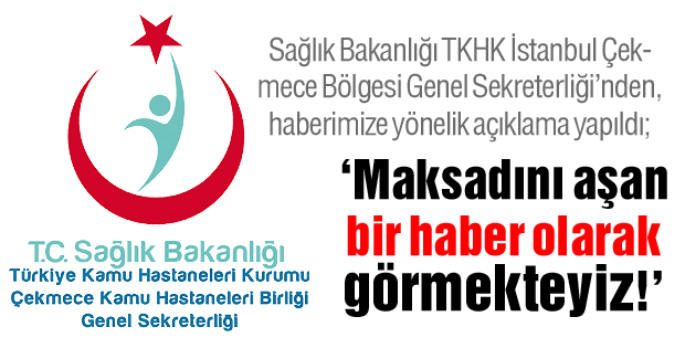 Maksadını aşan bir haber olarak görmekteyiz!