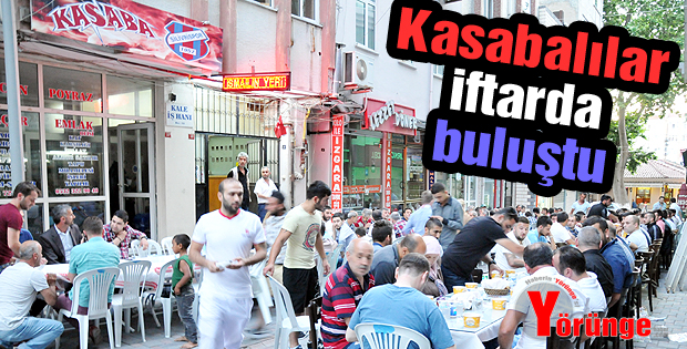 Kasabalılar iftarda buluştu