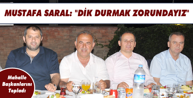 Saral'dan "gerekçeli" iftar...