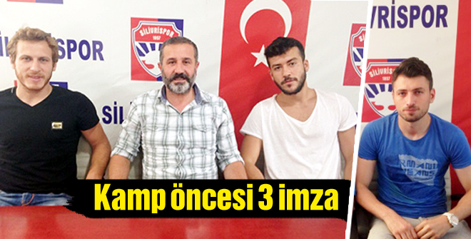 Kamp öncesi 3 imza