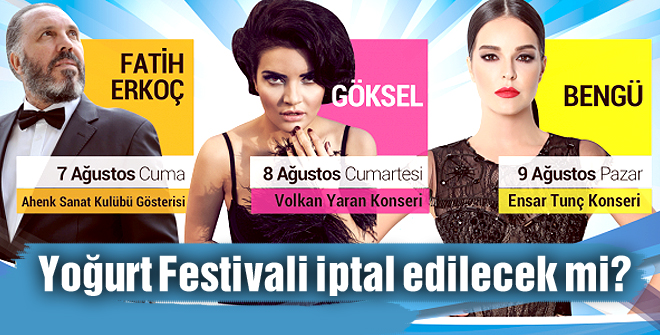 Yoğurt Festivali iptal edilecek mi?