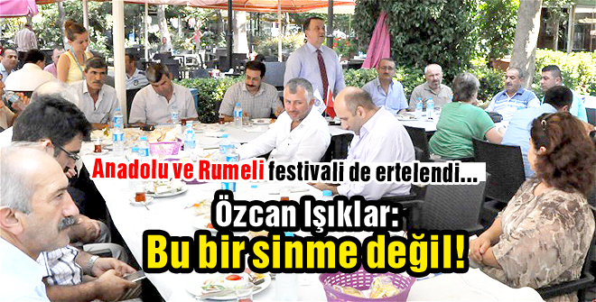 Bu bir sinme değil!