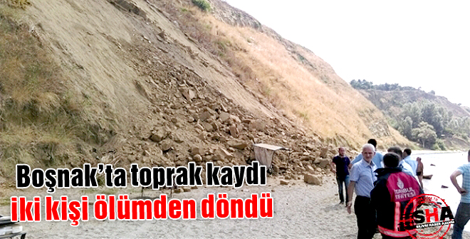 Silivri Boşnak mevkiinde toprak kaydı