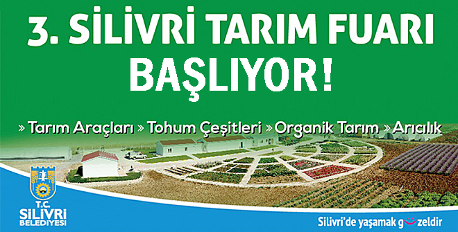 Silivri tarım fuarına hazır