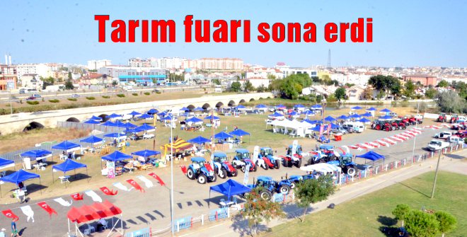 Tarım fuarı sona erdi