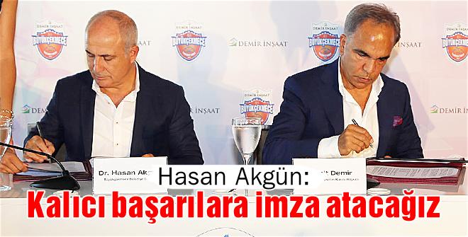 Demir İnşaat Büyükçekmece Basketbol için imzalar atıldı