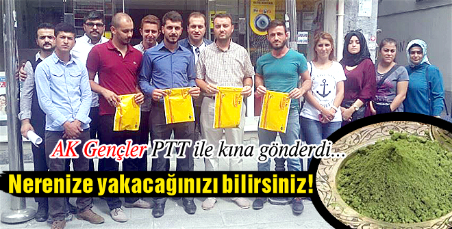 AK Gençler, Çanakkaleye kına gönderdi