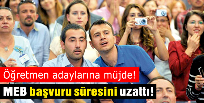 Öğretmen adaylarına müjde!