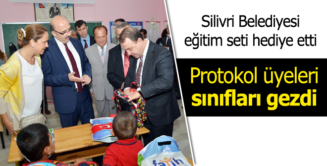 Protokol üyeleri sınıfları gezdi