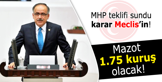 MHP teklifi sundu karar Meclisin!