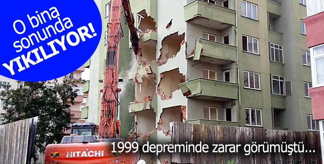 O bina sonunda yıkılıyor!