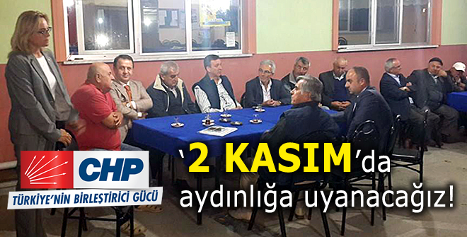 2 Kasımda aydınlığa uyanacağız!'