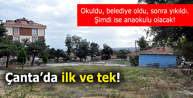 Çantada ilk ve tek!