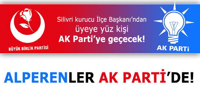 Alperenler AK Partide!