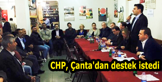 CHP, Çantadan destek istedi