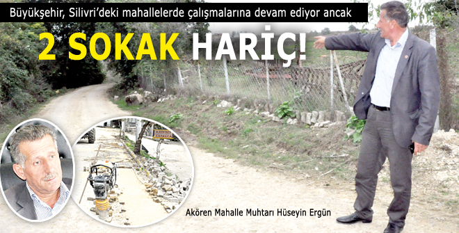2 sokak hariç, tam hizmet