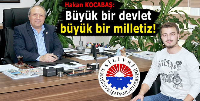 Büyük bir devlet büyük bir milletiz!