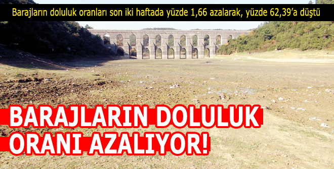 Barajlar azalıyor!