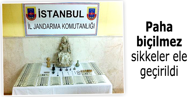 Paha biçilmez sikkeler ele geçirildi