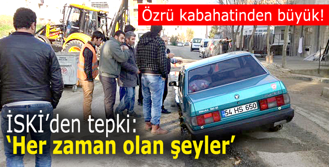 İSKİden tepki: Her zaman olan şeyler