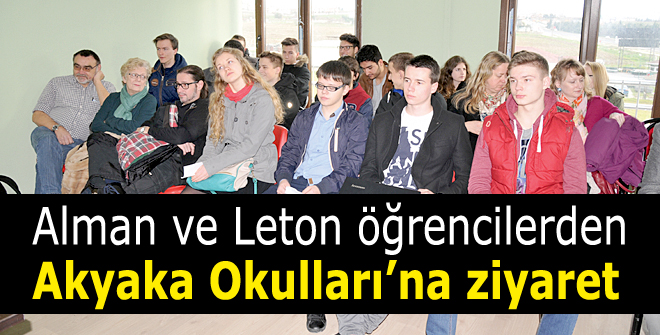Yabancı öğrenciler Akyaka Okullarını ziyaret etti