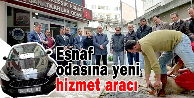 Esnaf odasına yeni hizmet aracı