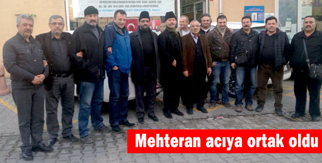 Mehteran acıya ortak oldu