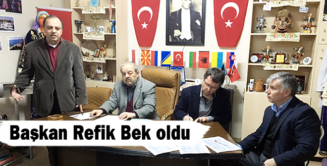 Başkan Refik Bek oldu
